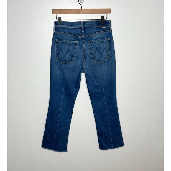 Mother Superior The Tripper Ankle Fray Jeans 27 Blue Its A Small World Wash - Picture 9 of 14